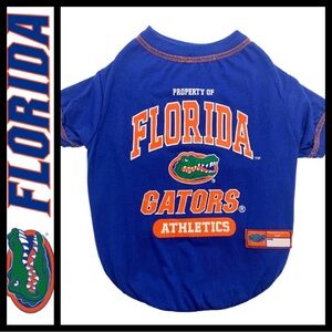NWOT Florida Gators Dog Shirt in Blue and Orange